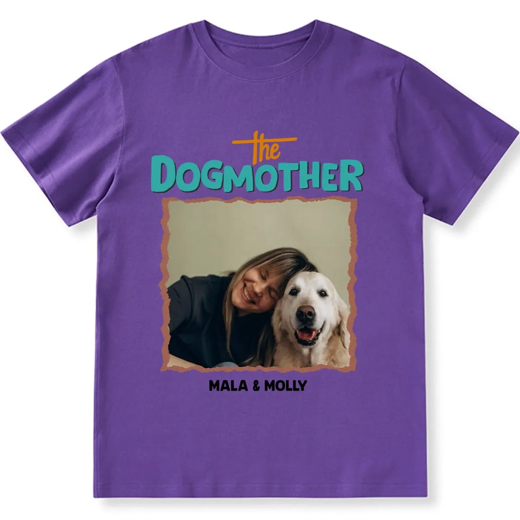 Dog Mom Photo - Personalized Custom Unisex T-shirt