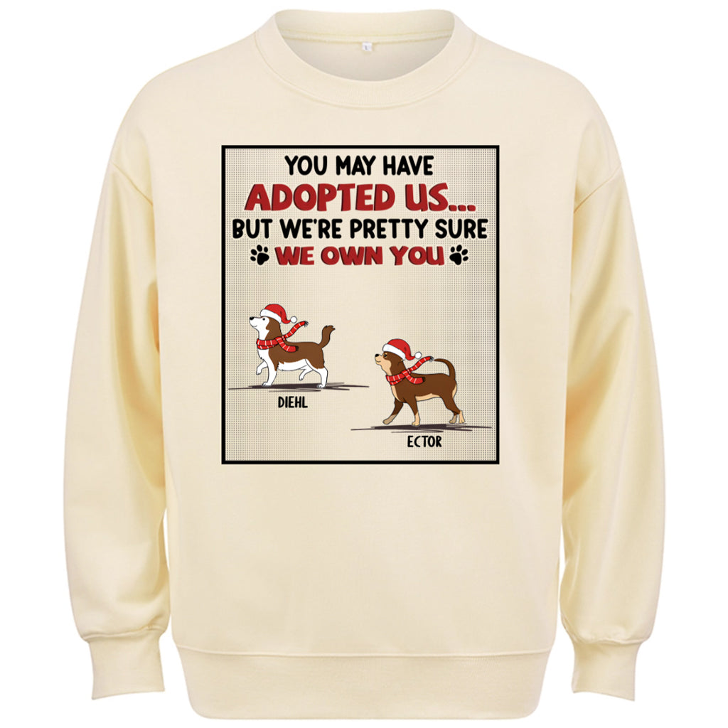 Special Edition Christmas：We Are Pretty Sure We Own You -Personalized Custom Christmas Sweatshirt