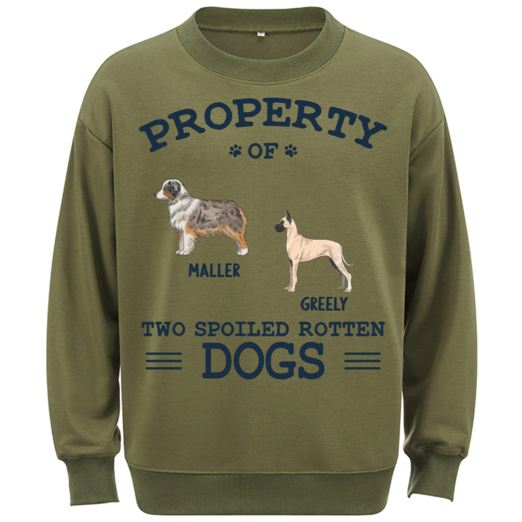 The Spoiled Rotten Dogs - Personalized Custom Sweatshirt