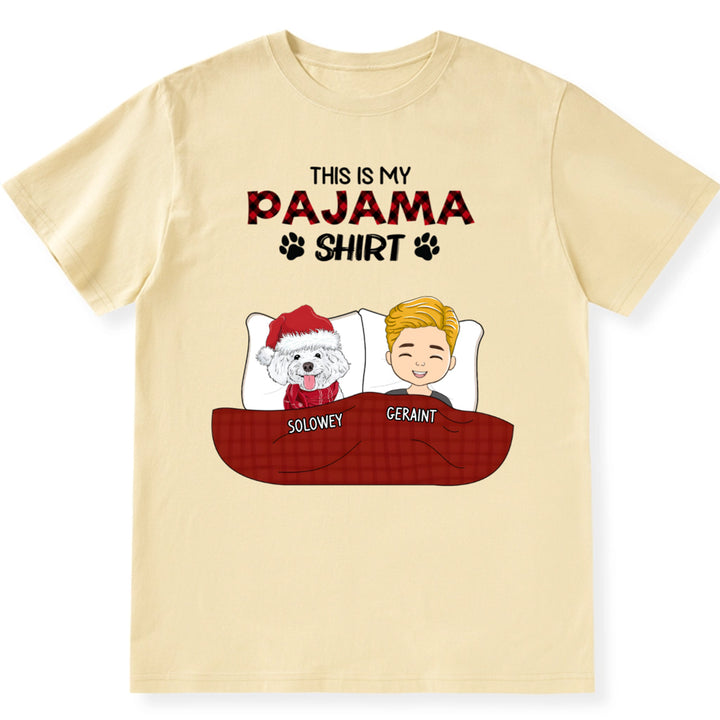 This Is My Christmas Pawjama - Personalized Custom Unisex T-shirt