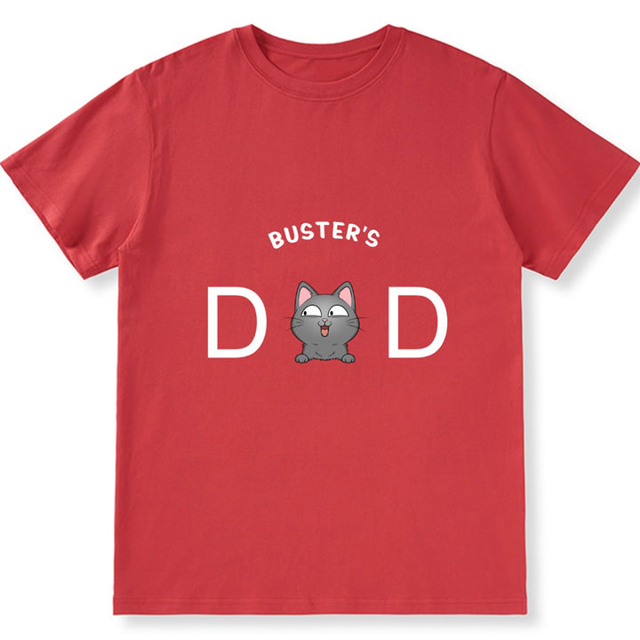 Cat Dad - Personalized Custom Unisex T-shirt