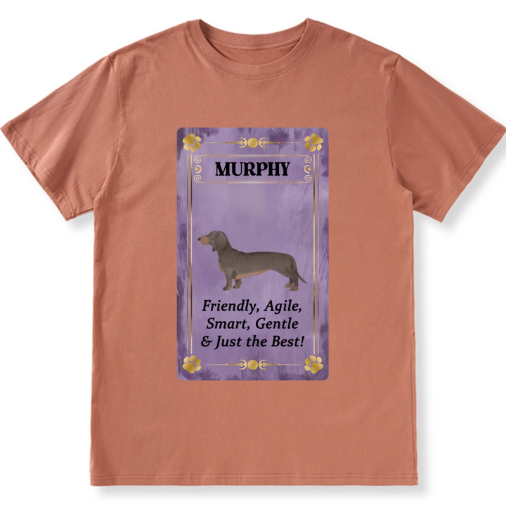 Dog Personality Trait Tarot Cards- Personalized Custom Unisex T-shirt