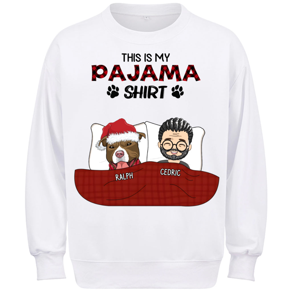 This Is My Christmas Pawjama - Personalized Custom Sweatshirt