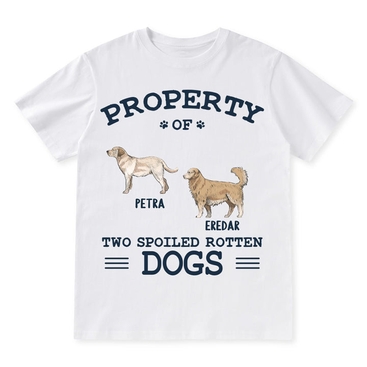 The Spoiled Rotten Dogs - Personalized Custom T-shirt