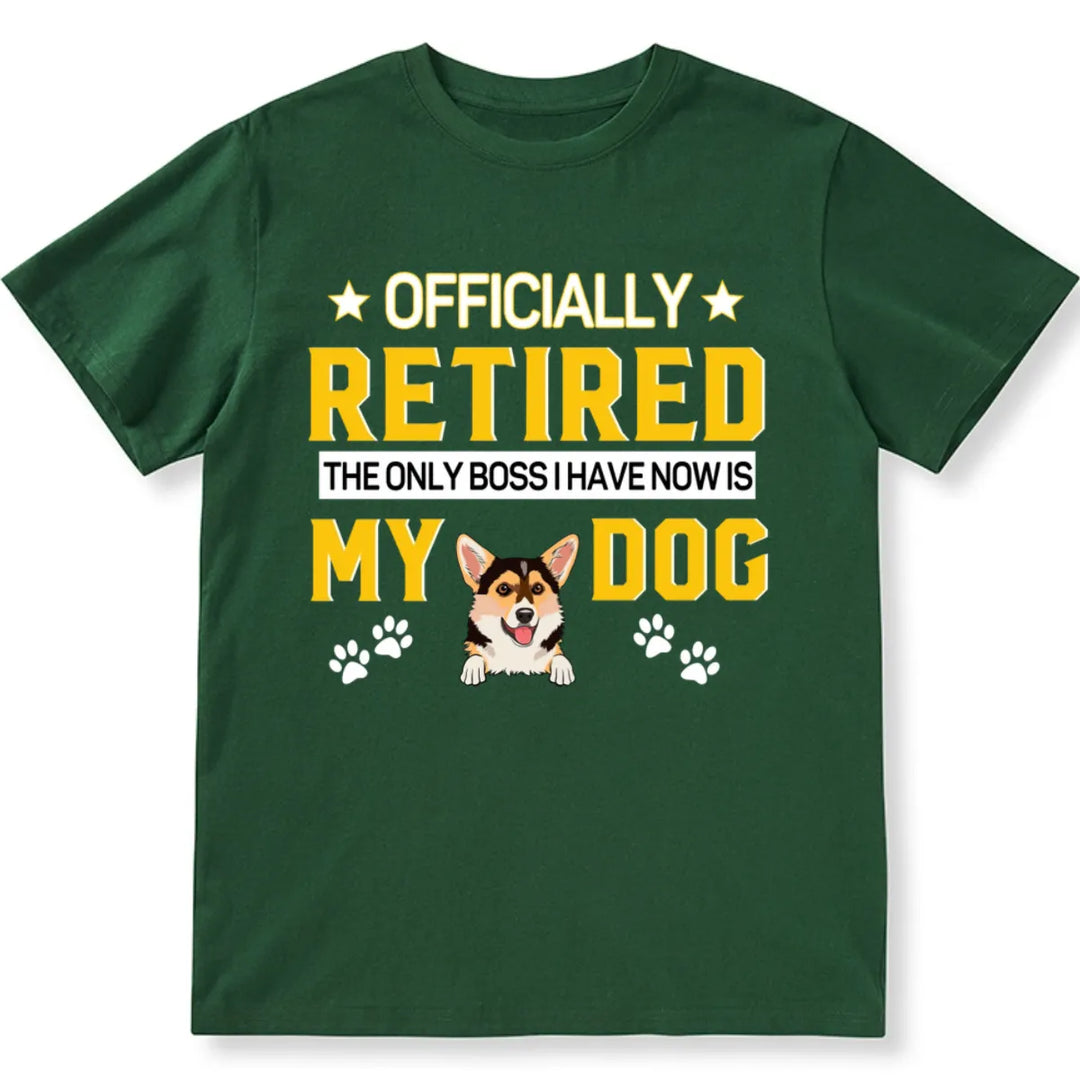 Officially Retired 2 - Personalized Custom Unisex T-shirt