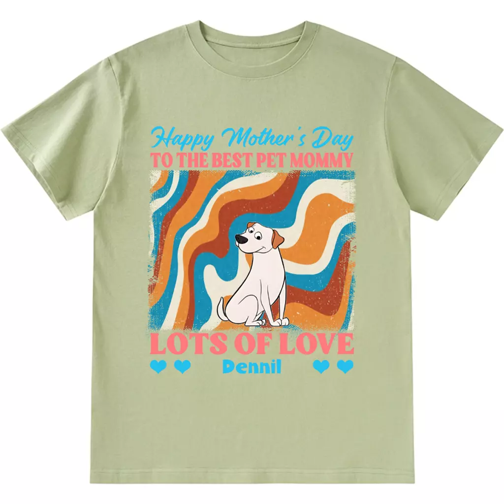 To The Best Dog Mommy - Personalized Custom Unisex T-shirt