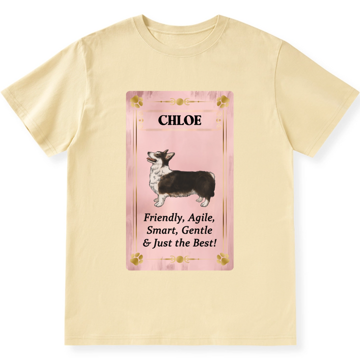 Dog Personality Trait Tarot Cards- Personalized Custom Unisex T-shirt