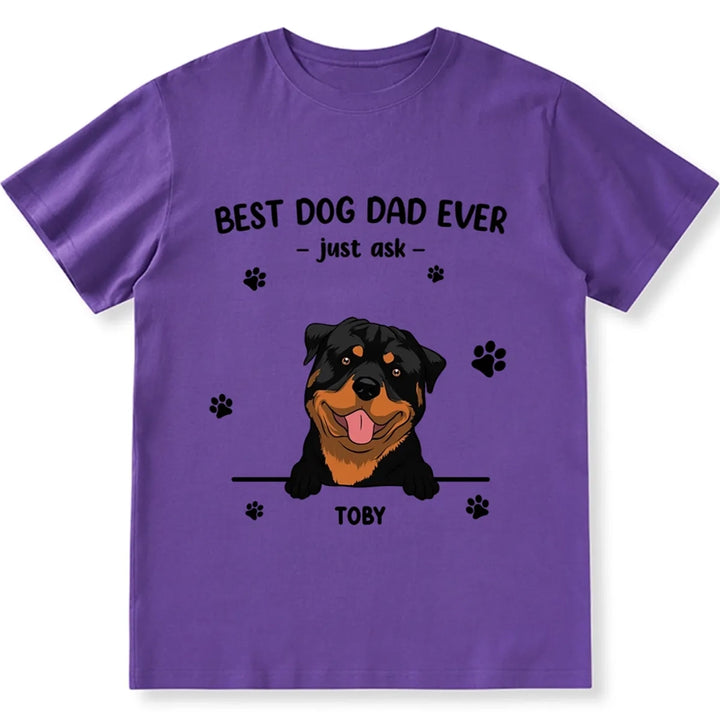 Best Dog Mom/Dad - Personalized Custom Unisex T-shirt