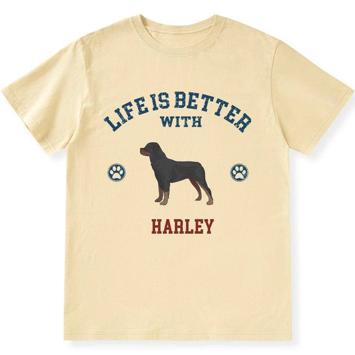 Life Is Better Retro - Personalized Custom Unisex T-shirt