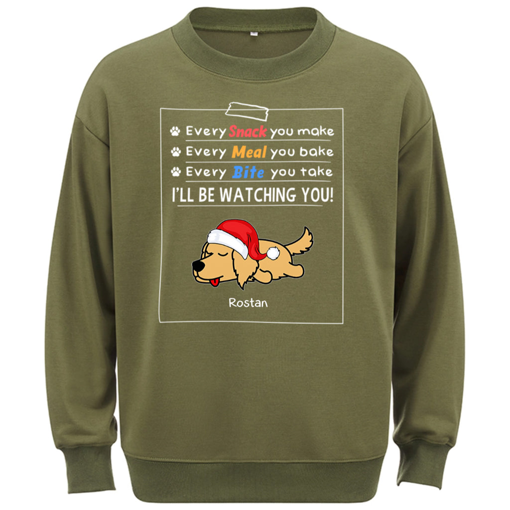 I Will Be Watching You - Personalized Custom Christmas Sweatshirt