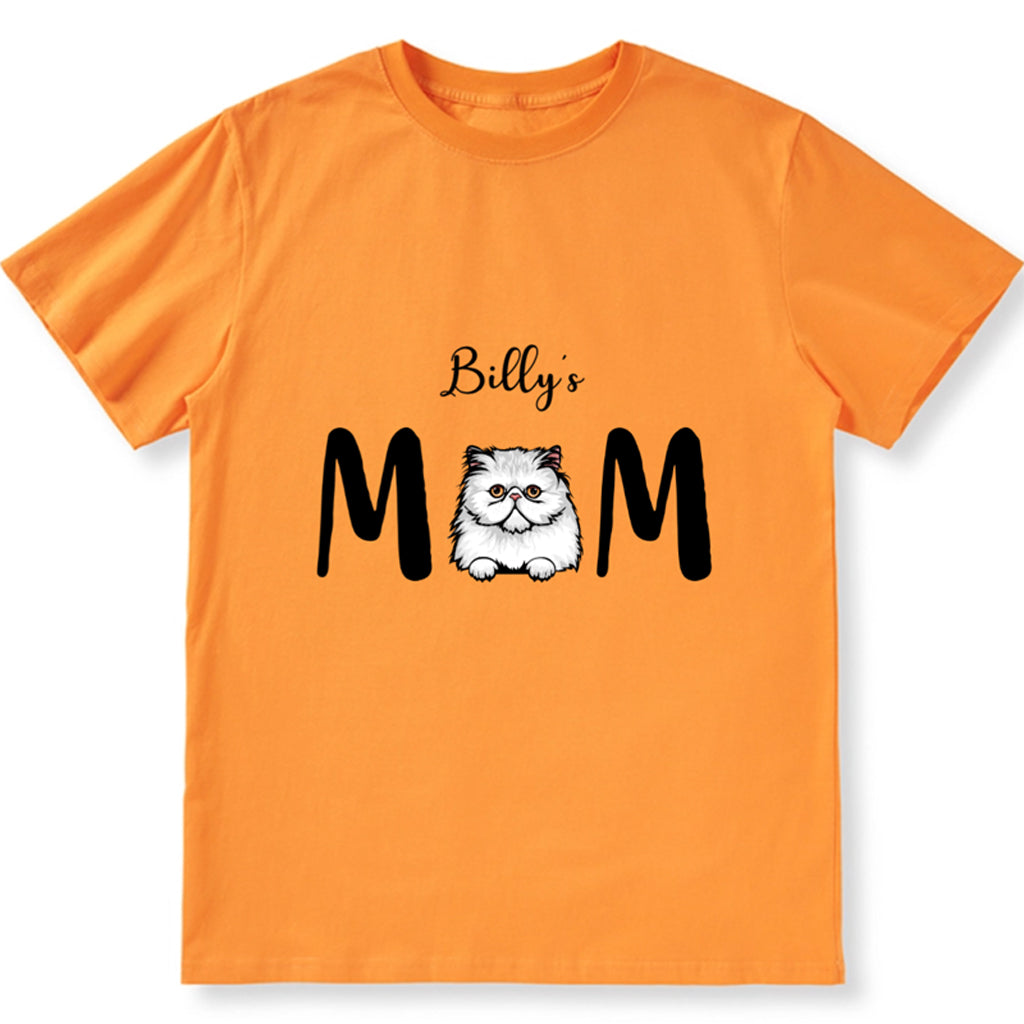 Cat Mom 2 - Personalized Custom Unisex T-shirt