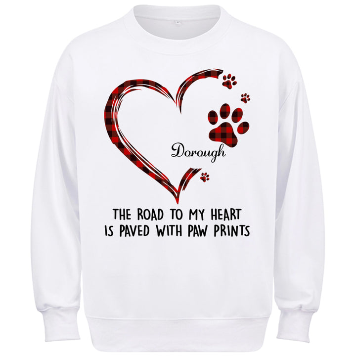 Special Edition Christmas：Road To Heart Pattern - Personalized Custom Christmas Sweatshirt