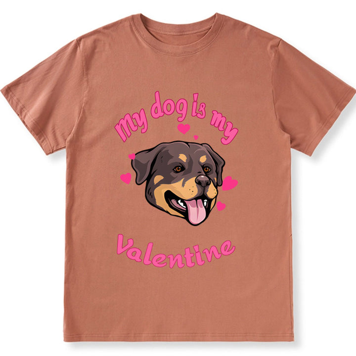 Valentine's Day Dog Lover - Personalized Custom Unisex T-shirt