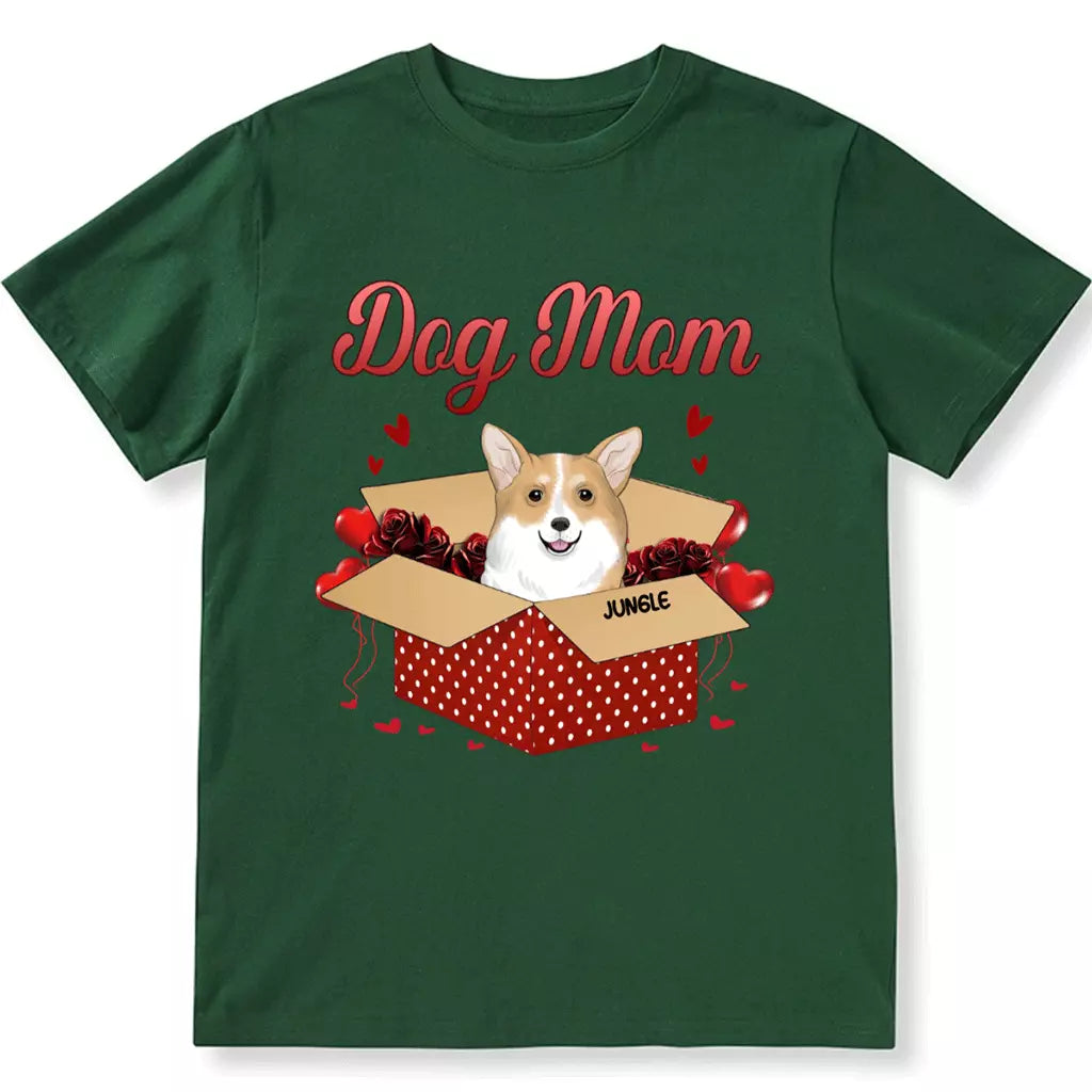 Dog Mom - Personalized Custom Unisex T-shirt