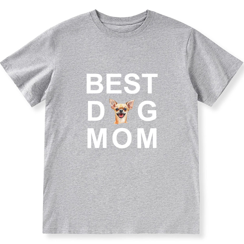 Best Dog Mom 4 - Personalized Custom Unisex T-shirt