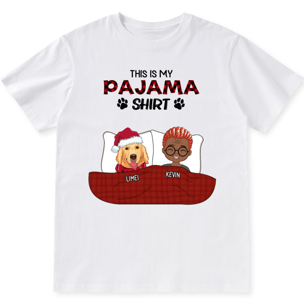 This Is My Christmas Pawjama - Personalized Custom Unisex T-shirt