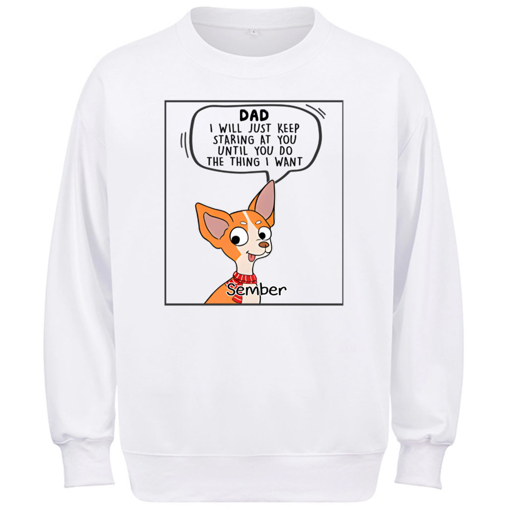 I Will Just -Personalized Custom Christmas Sweatshirt