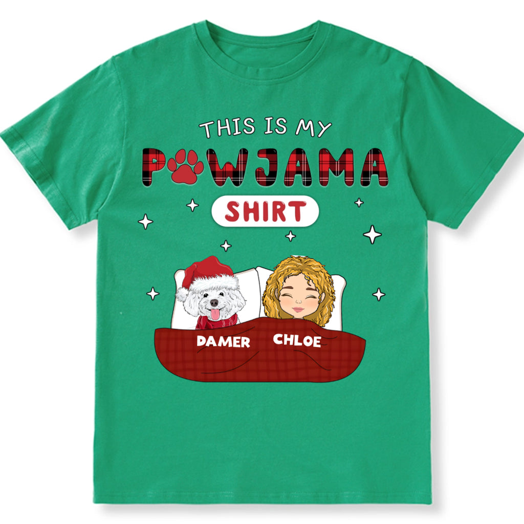 Christmas Pet Pawjama Shirt Pet Version - Personalized Custom Unisex T-shirt