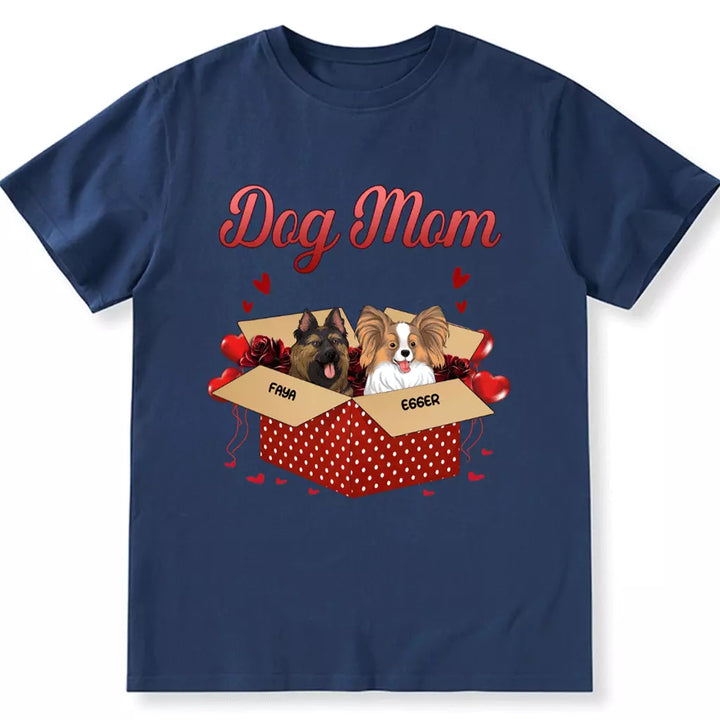 Dog Mom - Personalized Custom Unisex T-shirt