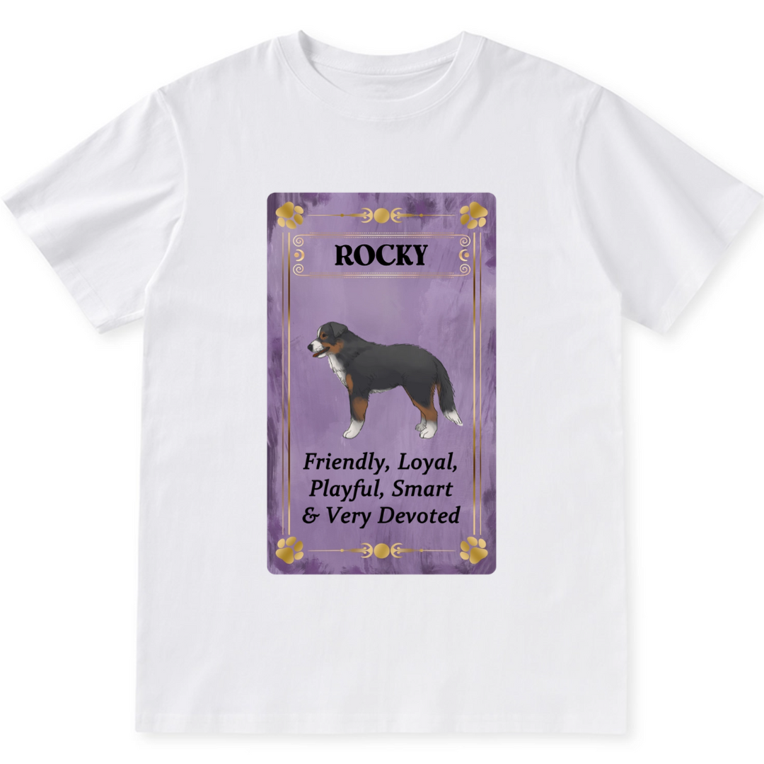 Dog Personality Trait Tarot Cards- Personalized Custom Unisex T-shirt