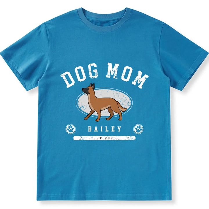 Dog Mom/Dad Est - Personalized Custom Unisex T-shirt