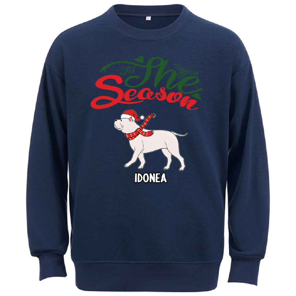 Tis The Season -Personalized Custom Christmas Sweatshirt