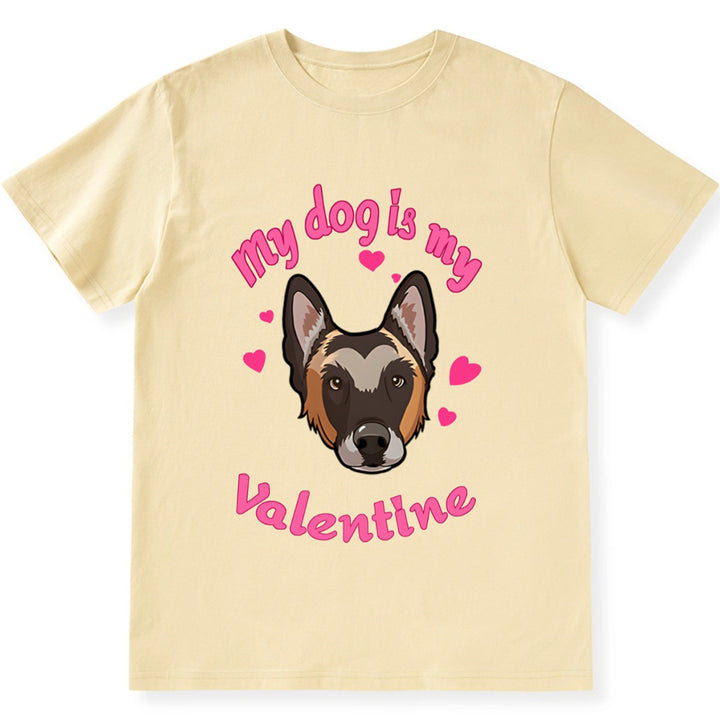 Valentine's Day Dog Lover - Personalized Custom Unisex T-shirt