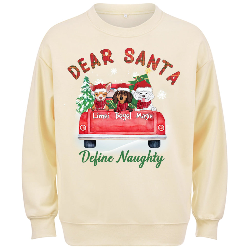 Dear Santa - Personalized Custom Christmas Sweatshirt