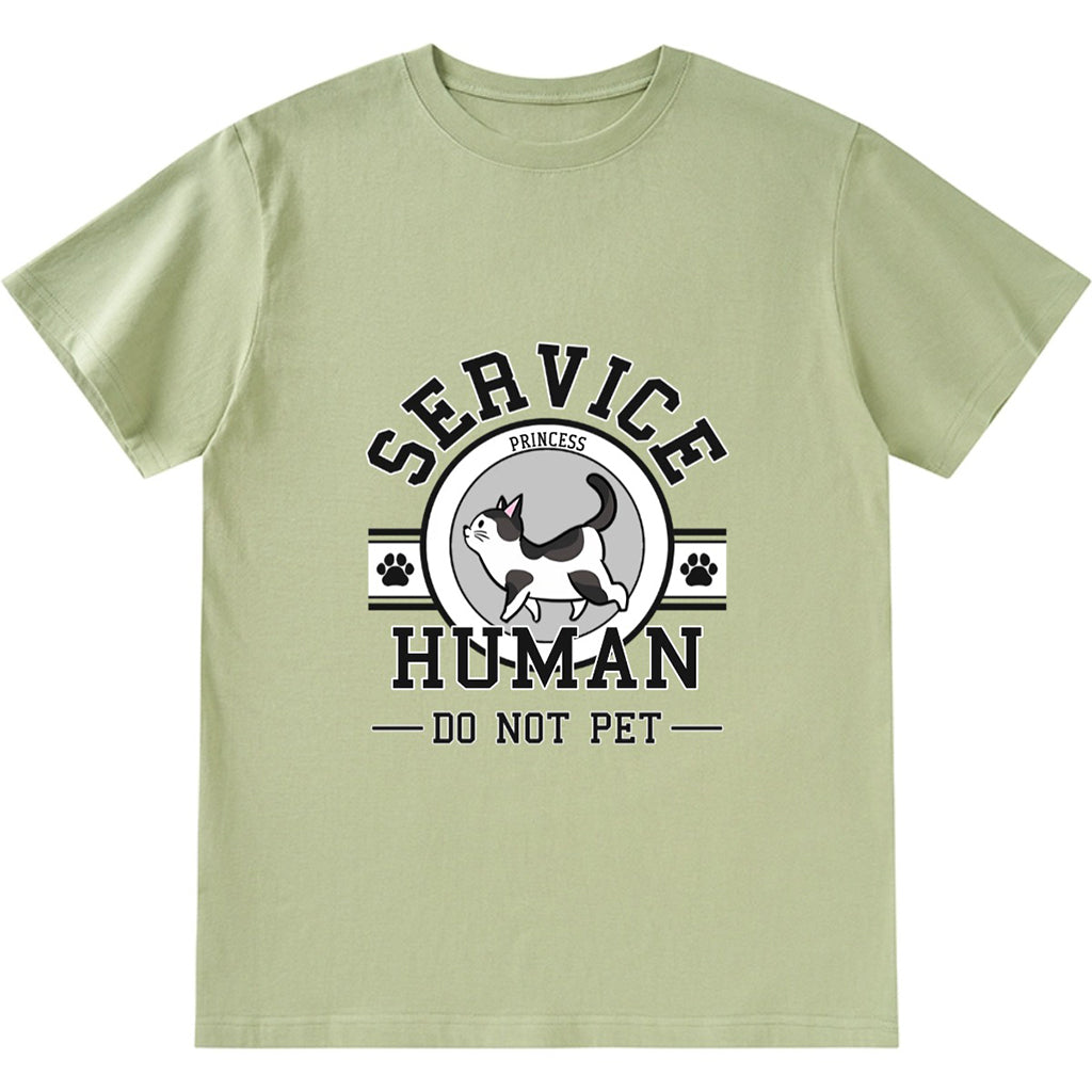 Service Human, Do Not Pet 7 - Personalized Custom Unisex T-shirt