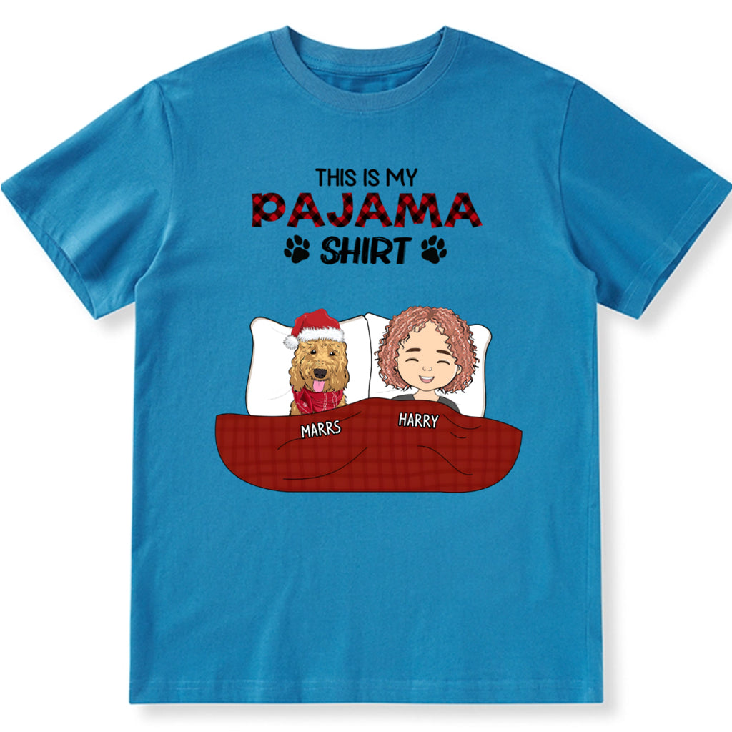 This Is My Christmas Pawjama - Personalized Custom Unisex T-shirt