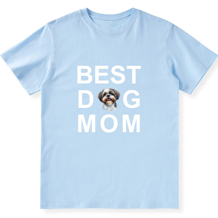 Best Dog Mom 4 - Personalized Custom Unisex T-shirt