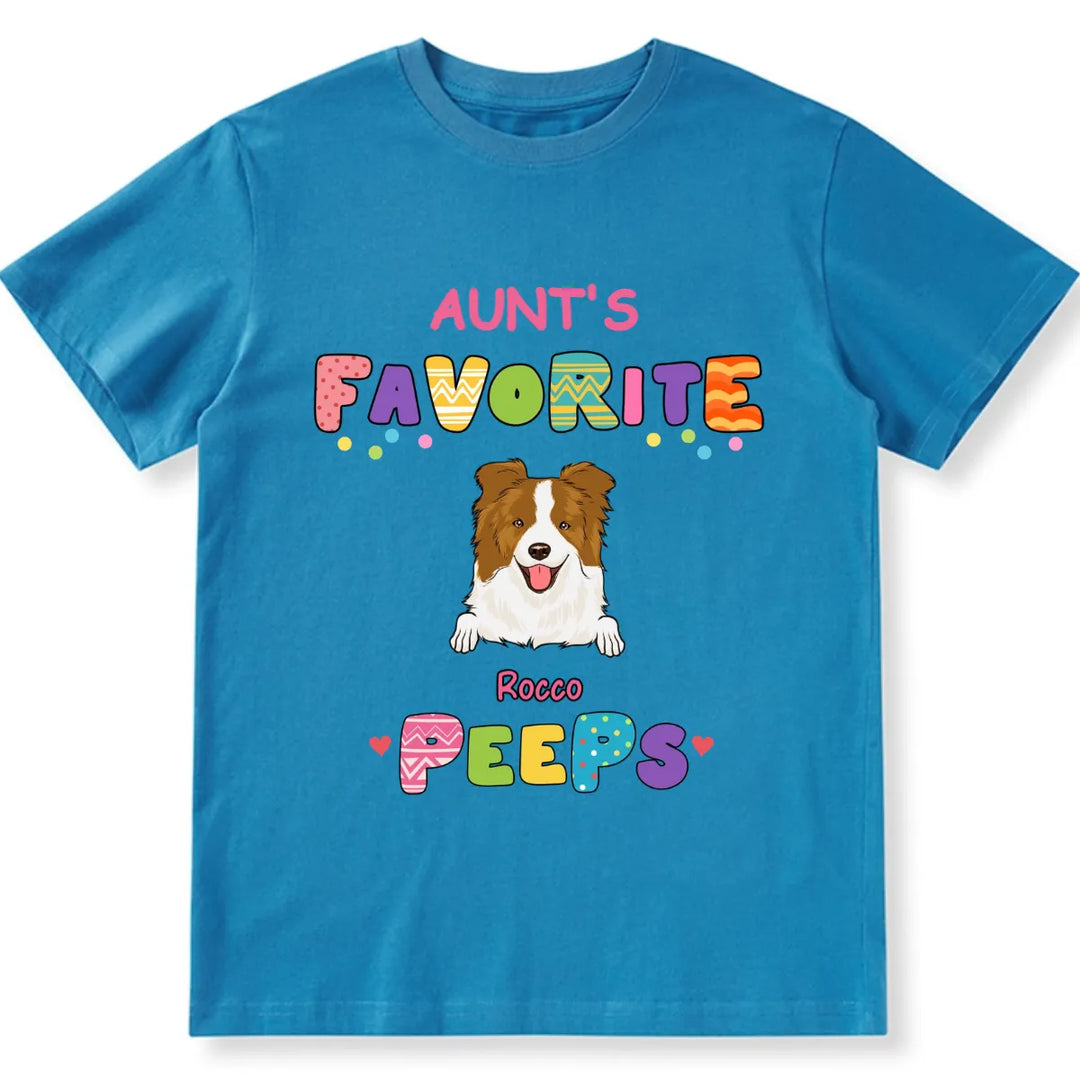 Favorite Peep For Easter Day - Personalized Custom Unisex T-shirt