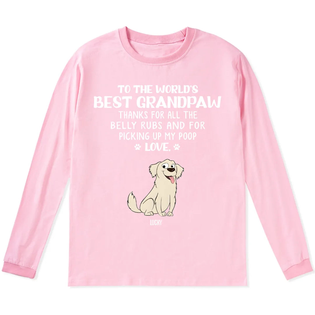 Best Dog Mom/Dad 1 - Personalized Custom Long Sleeve T-shirt