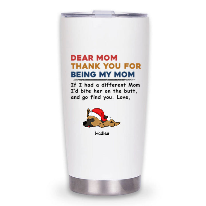 Bite The Butt - Personalized Custom Christmas Tumbler