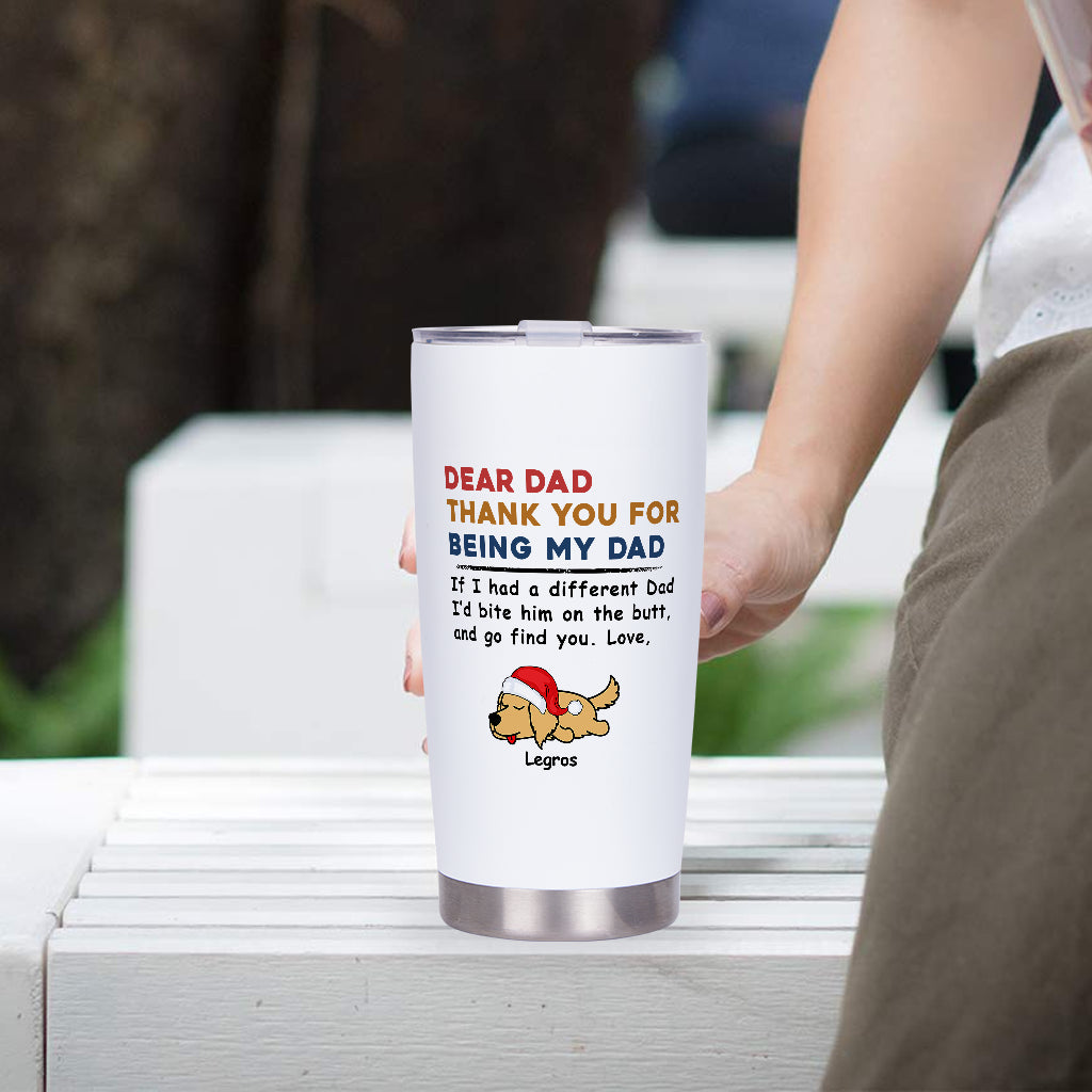 Bite The Butt - Personalized Custom Christmas Tumbler