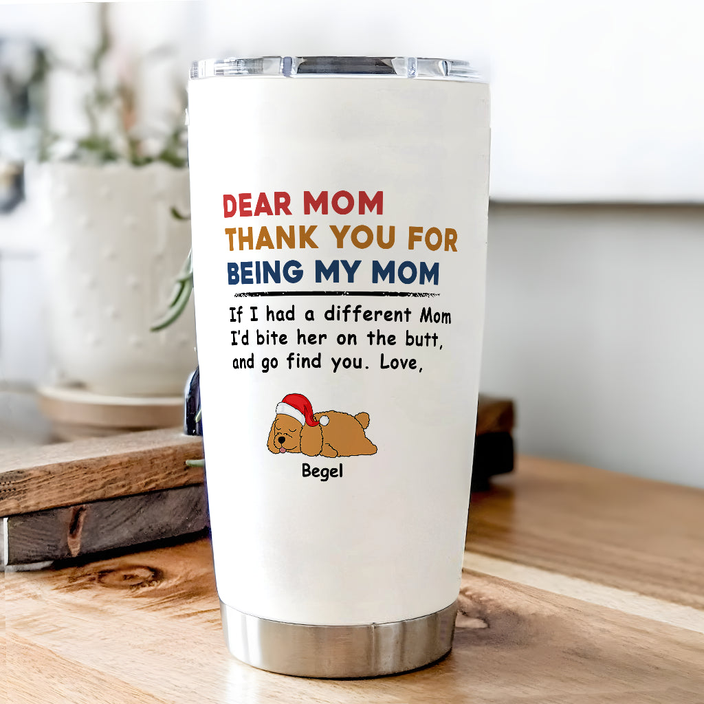 Bite The Butt - Personalized Custom Christmas Tumbler