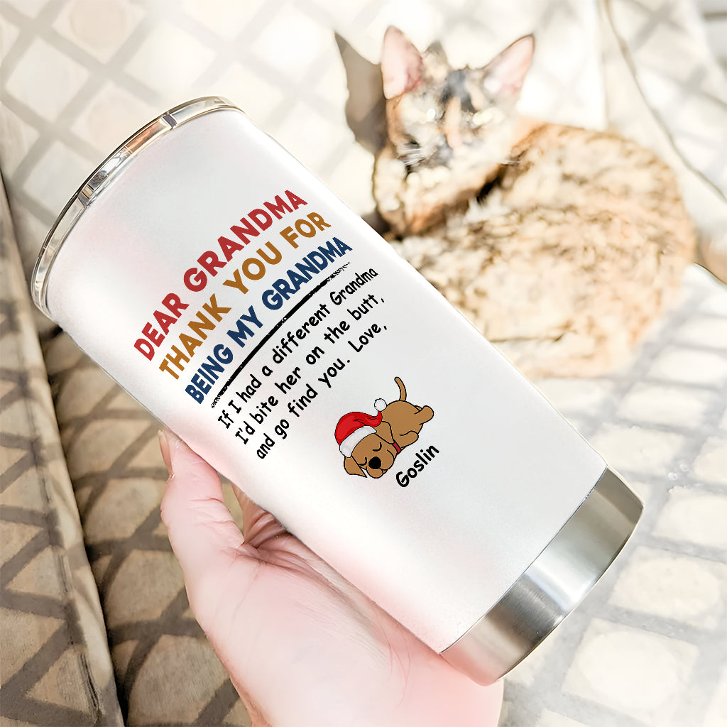 Bite The Butt - Personalized Custom Christmas Tumbler