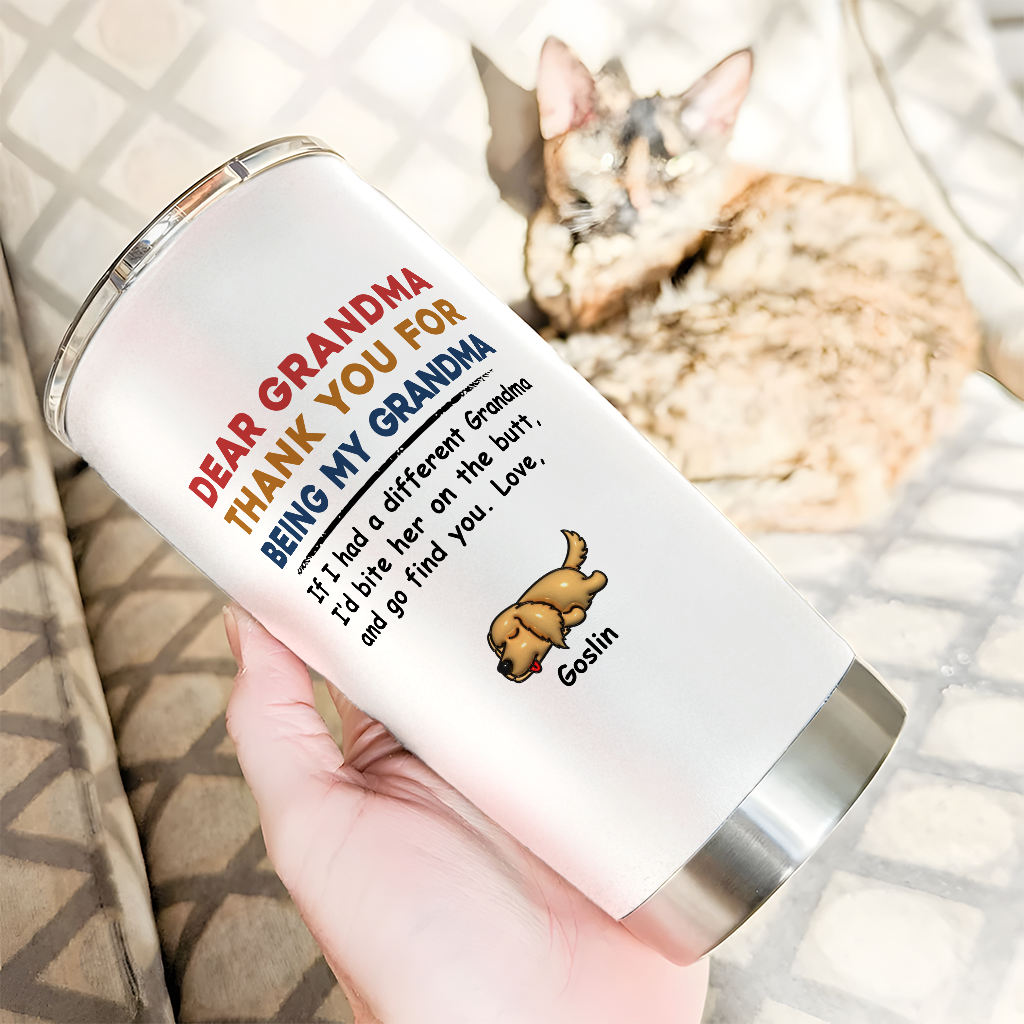 Bite The Butt - Personalized Custom Tumbler