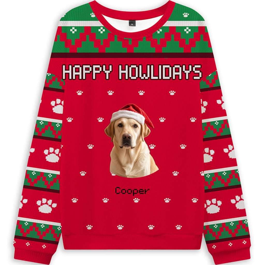 Christmas Dog - Personalized Custom Ugly Sweatshirt