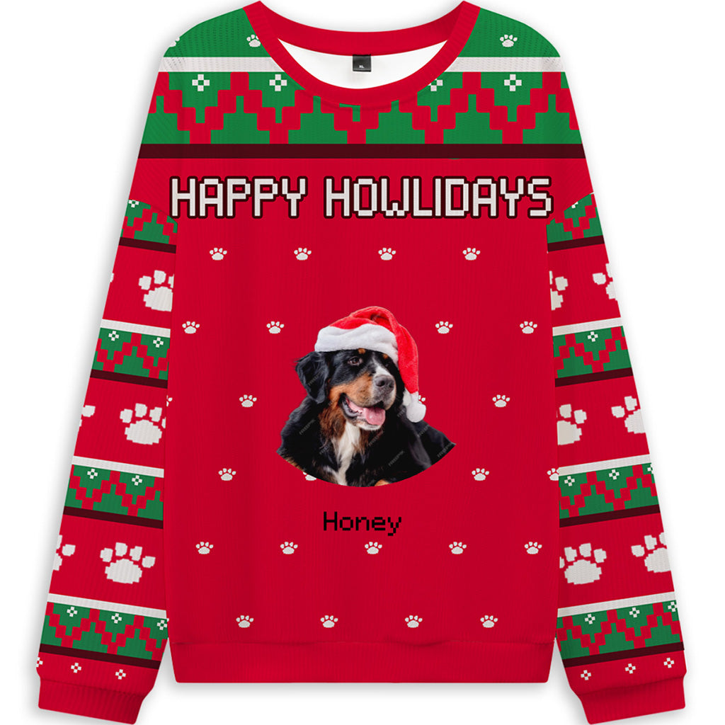 Christmas Dog - Personalized Custom Ugly Sweatshirt