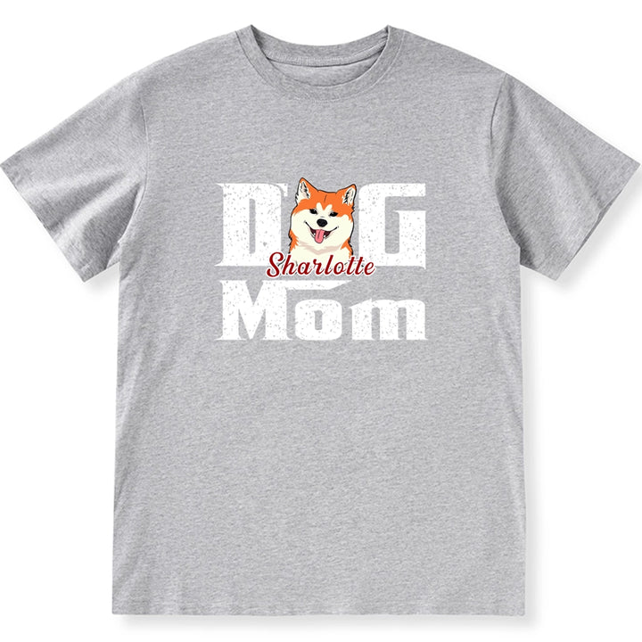 Cool Dog Mom - Personalized Custom Unisex T-Shirt