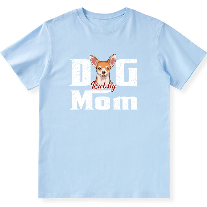 Cool Dog Mom - Personalized Custom Unisex T-Shirt