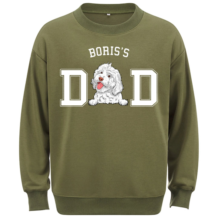 Dog Dad And Mom Basic - Personalized Custom Sweatshirt