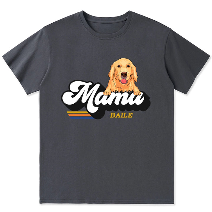 Dog Mama - Personalized Custom Unisex T-shirt