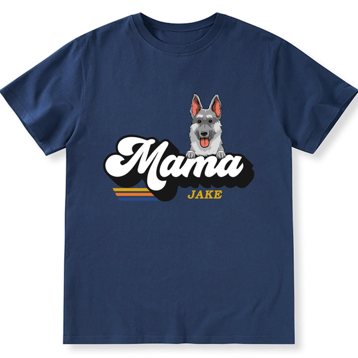 Dog Mama - Personalized Custom Unisex T-shirt