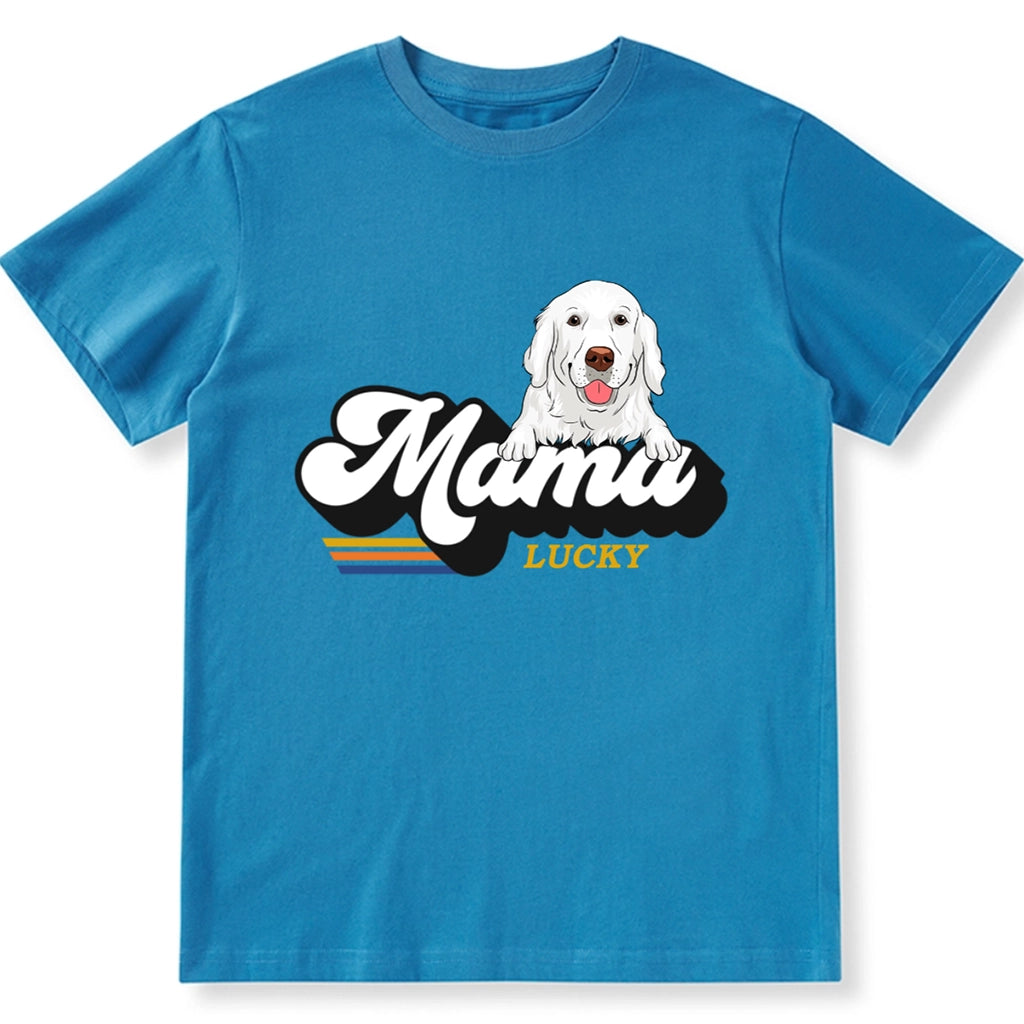 Dog Mama - Personalized Custom Unisex T-shirt