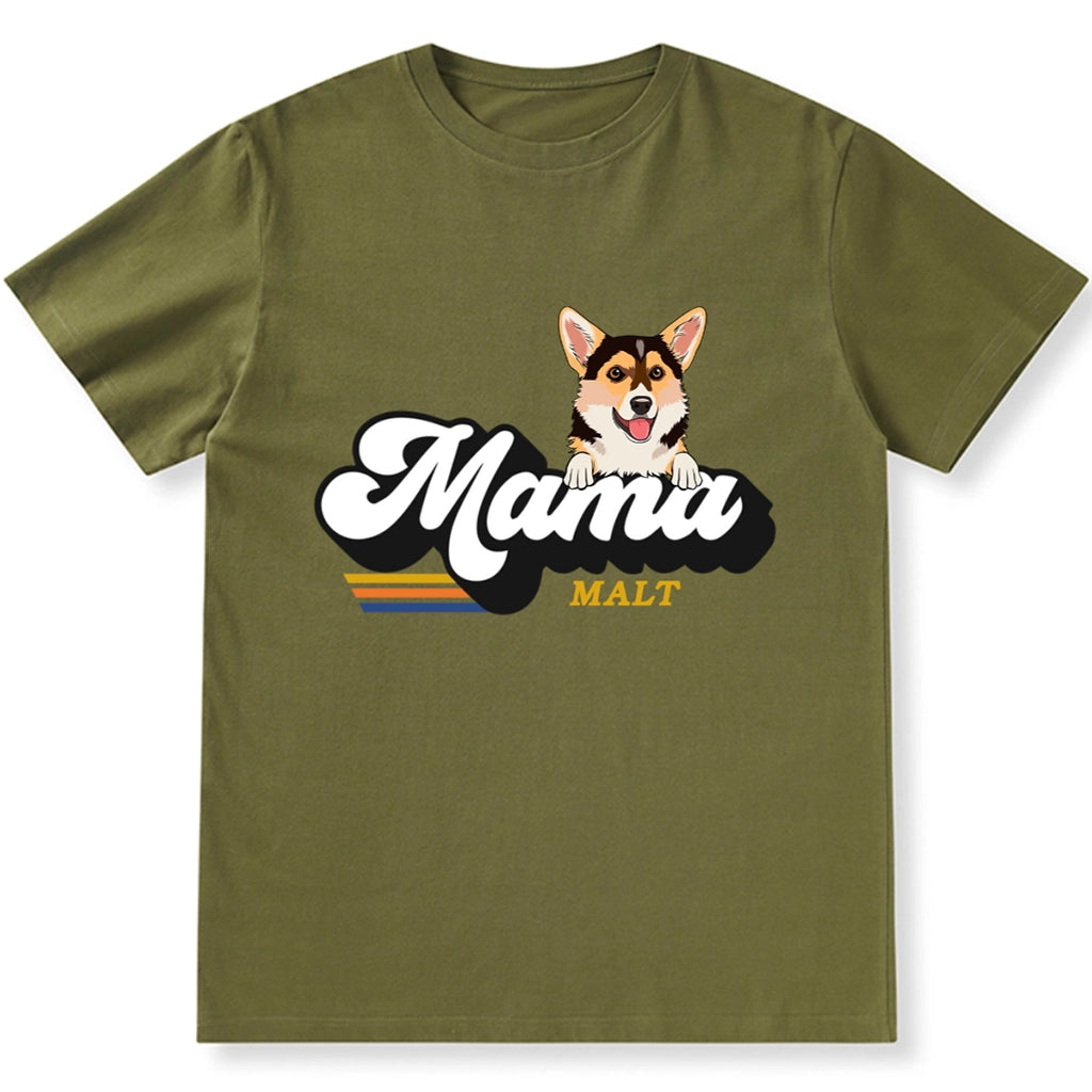 Dog Mama - Personalized Custom Unisex T-shirt