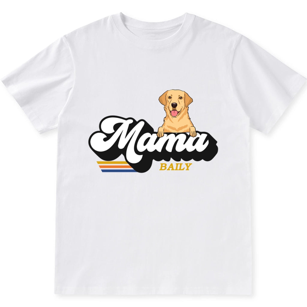 Dog Mama - Personalized Custom Unisex T-shirt