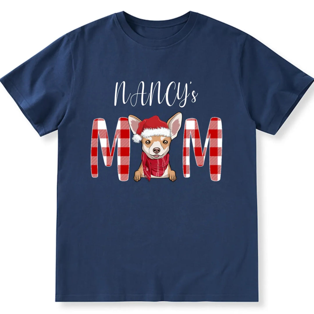 Dog Mom/Dad - Personalized Custom Christmas T-shirt