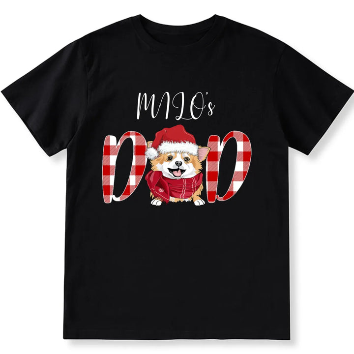 Dog Mom/Dad - Personalized Custom Christmas T-shirt